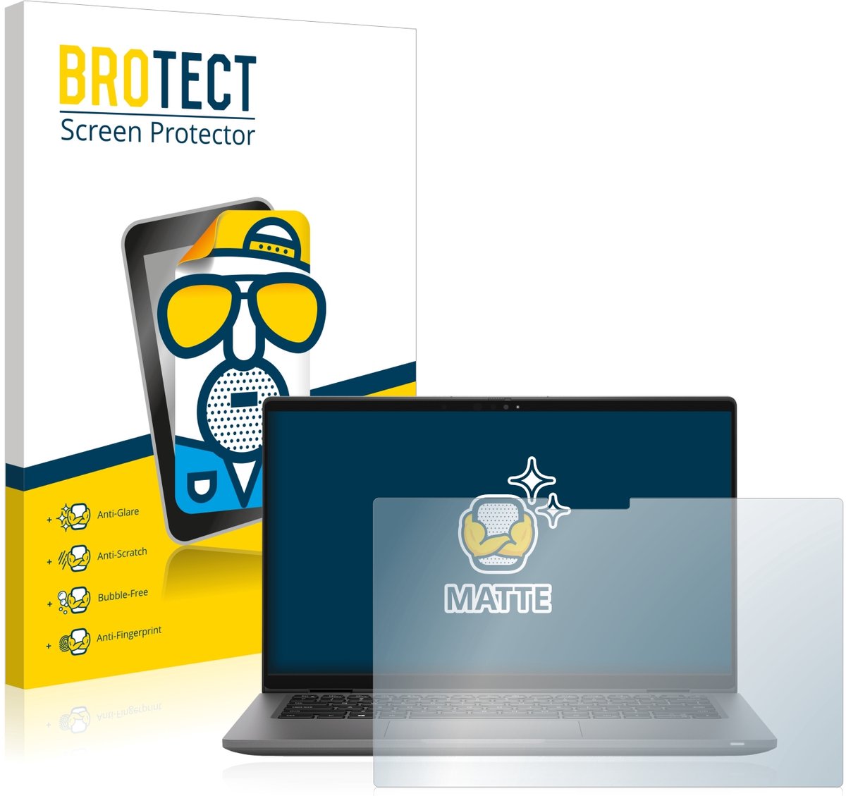 BROTECT - Screenprotector voor Dell Latitude 14 7430 2-in-1 - Folie Beschermfolie matte