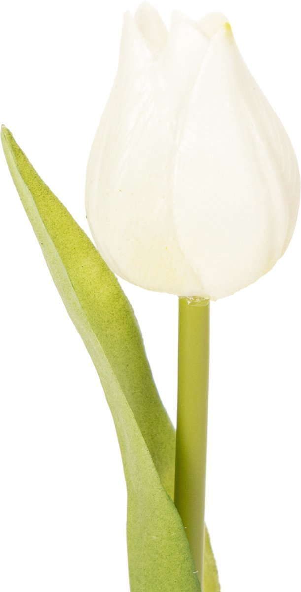 Viana Kunstmatige tulpen, realistische decoratie, duurzame kunstbloemen voor wit