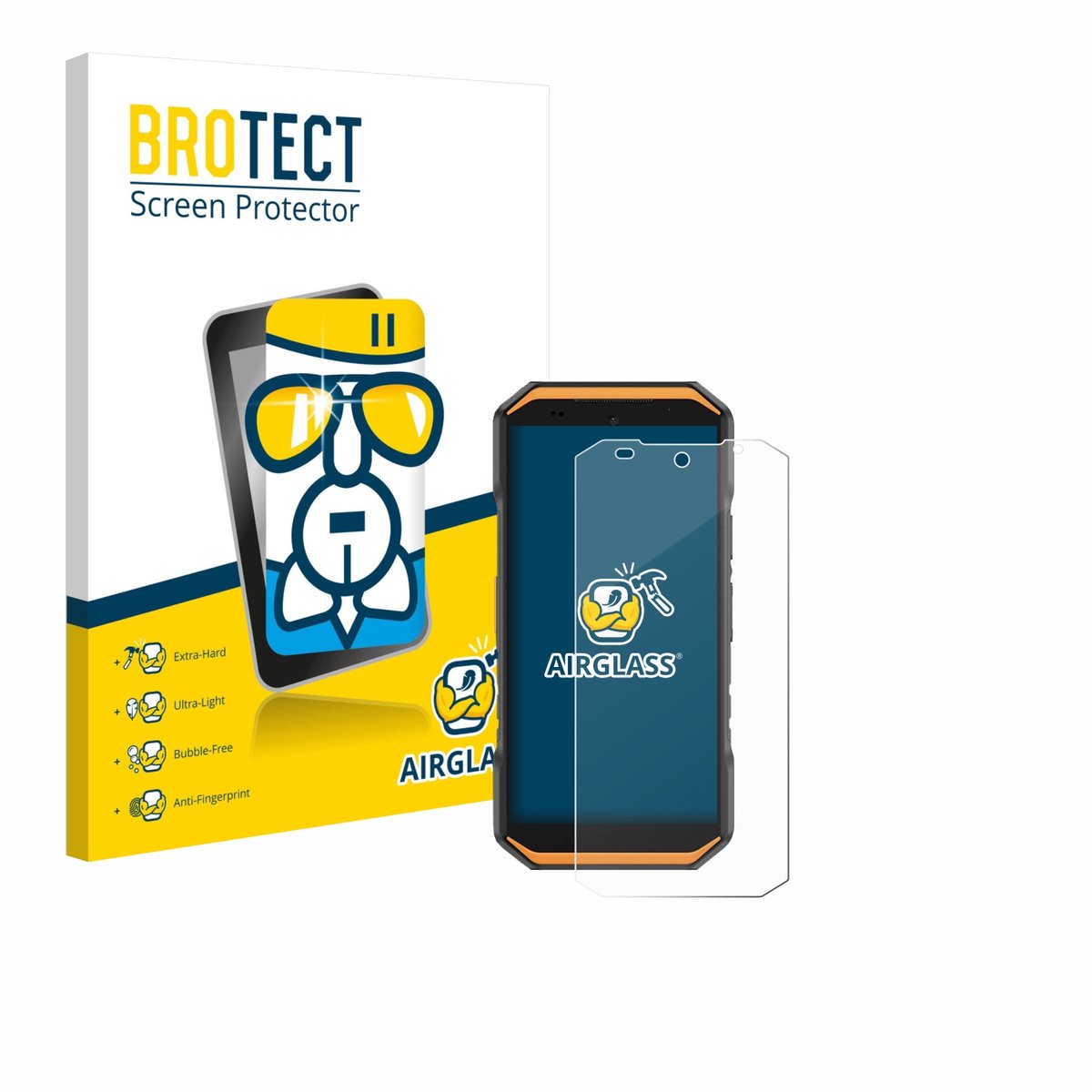 Screenprotector voor Ulefone Armor X32 Pro Beschermglas transparant