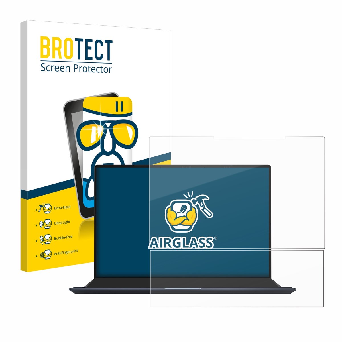 Screenprotector voor ASUS ZenBook Pro 14 Duo OLED UX8402 Beschermglas transparant