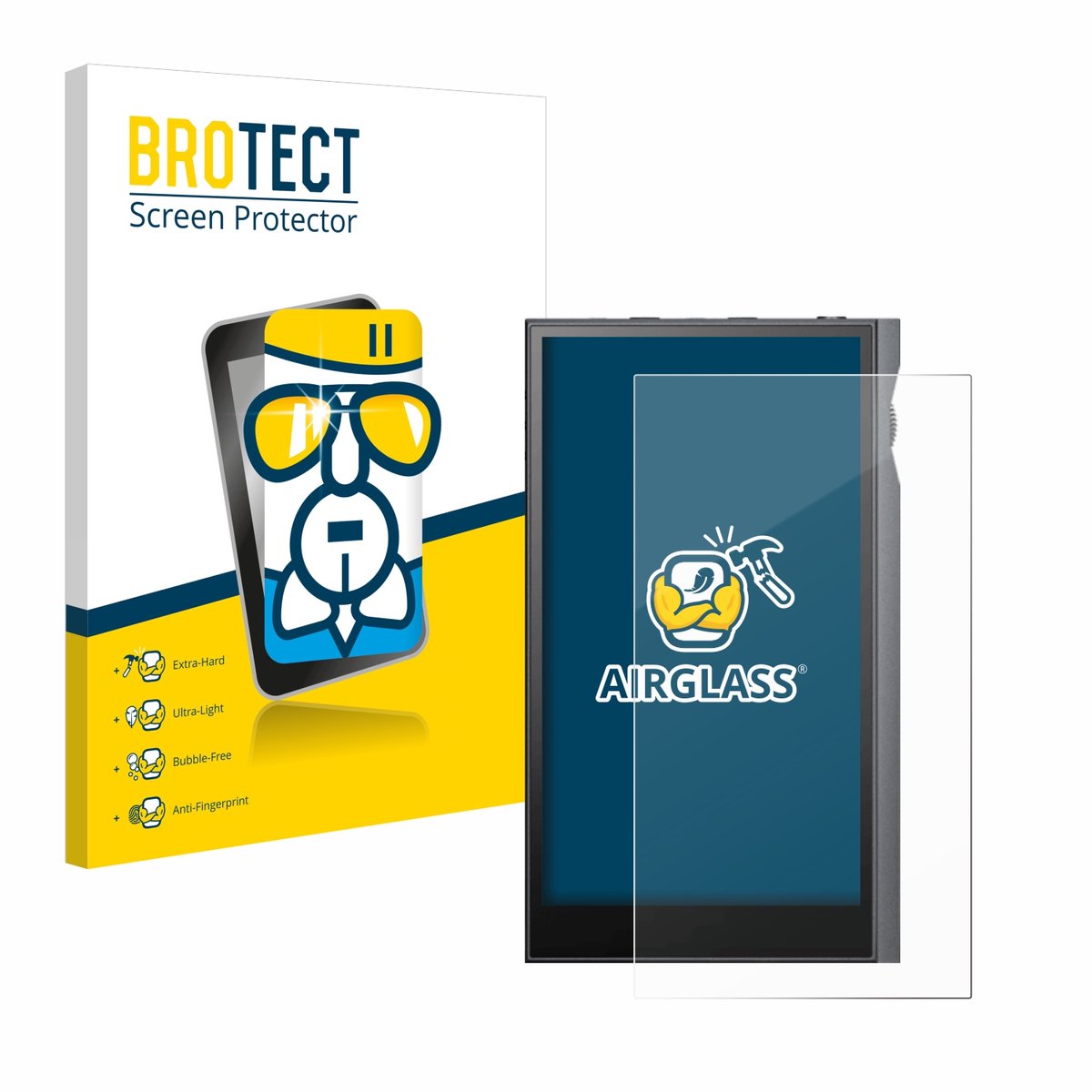 Screenprotector voor Astell&Kern Kann Ultra Beschermglas transparant