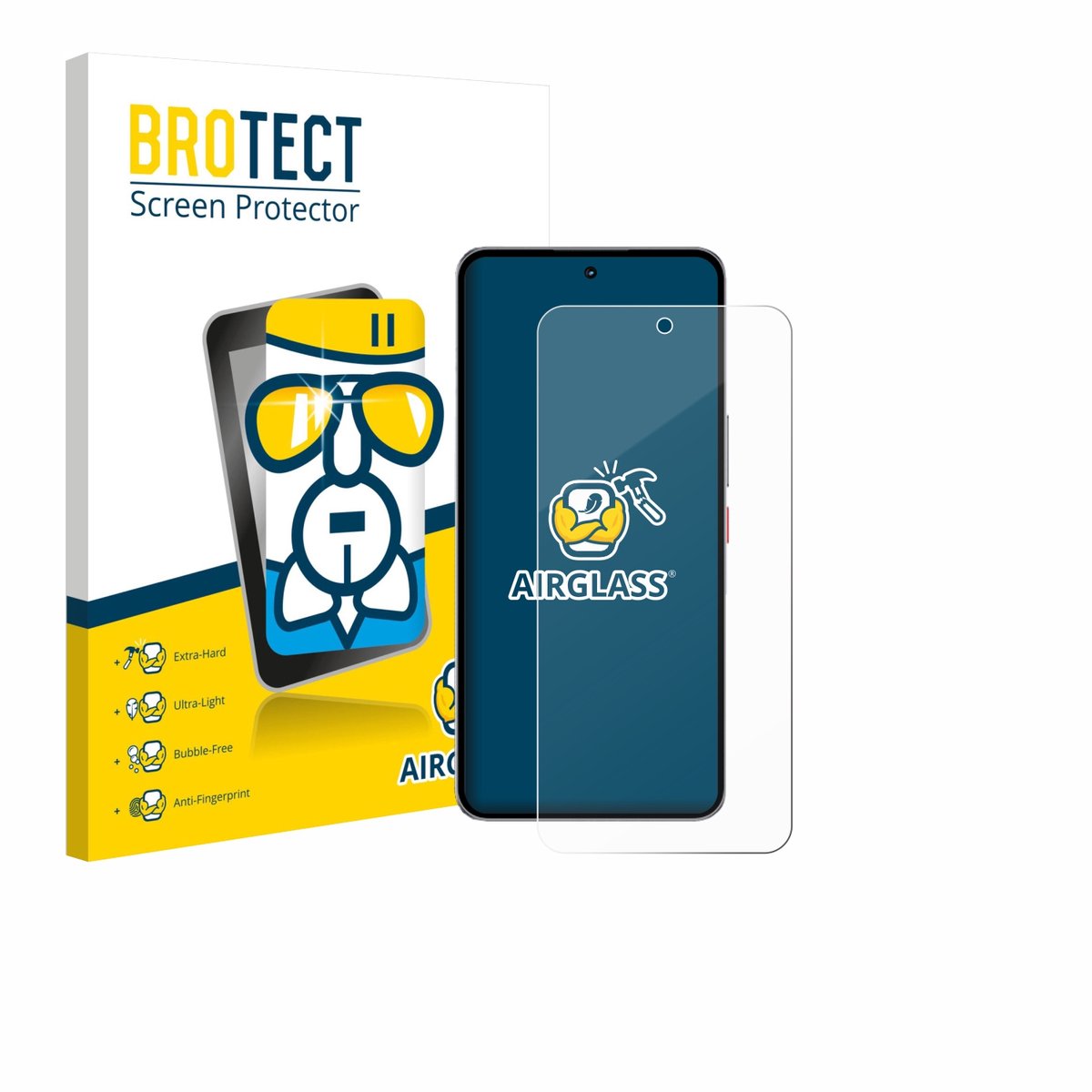 Screenprotector voor Nubia Neo 3 GT 5G Beschermglas transparant