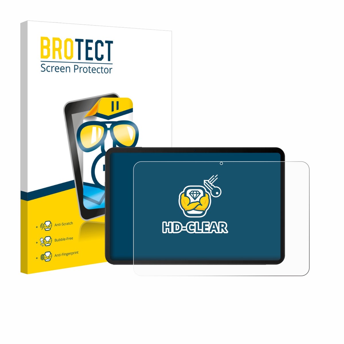 BROTECT - Screenprotector voor Doogee Tab G6 Max - Folie Beschermfolie transparant