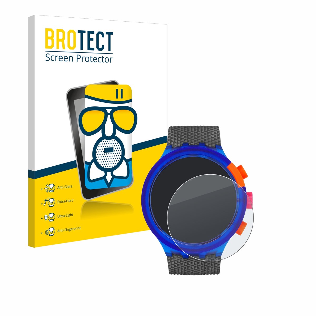 BROTECT - Screenprotector voor Swatch Neon Party - Folie Beschermfolie Beschermglas matte