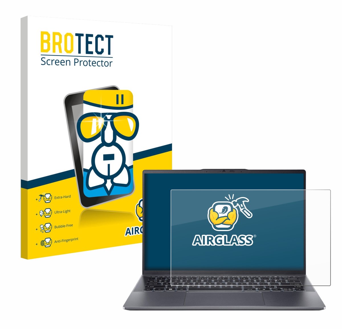 Screenprotector voor Acer Swift Go 14 OLED Beschermglas transparant