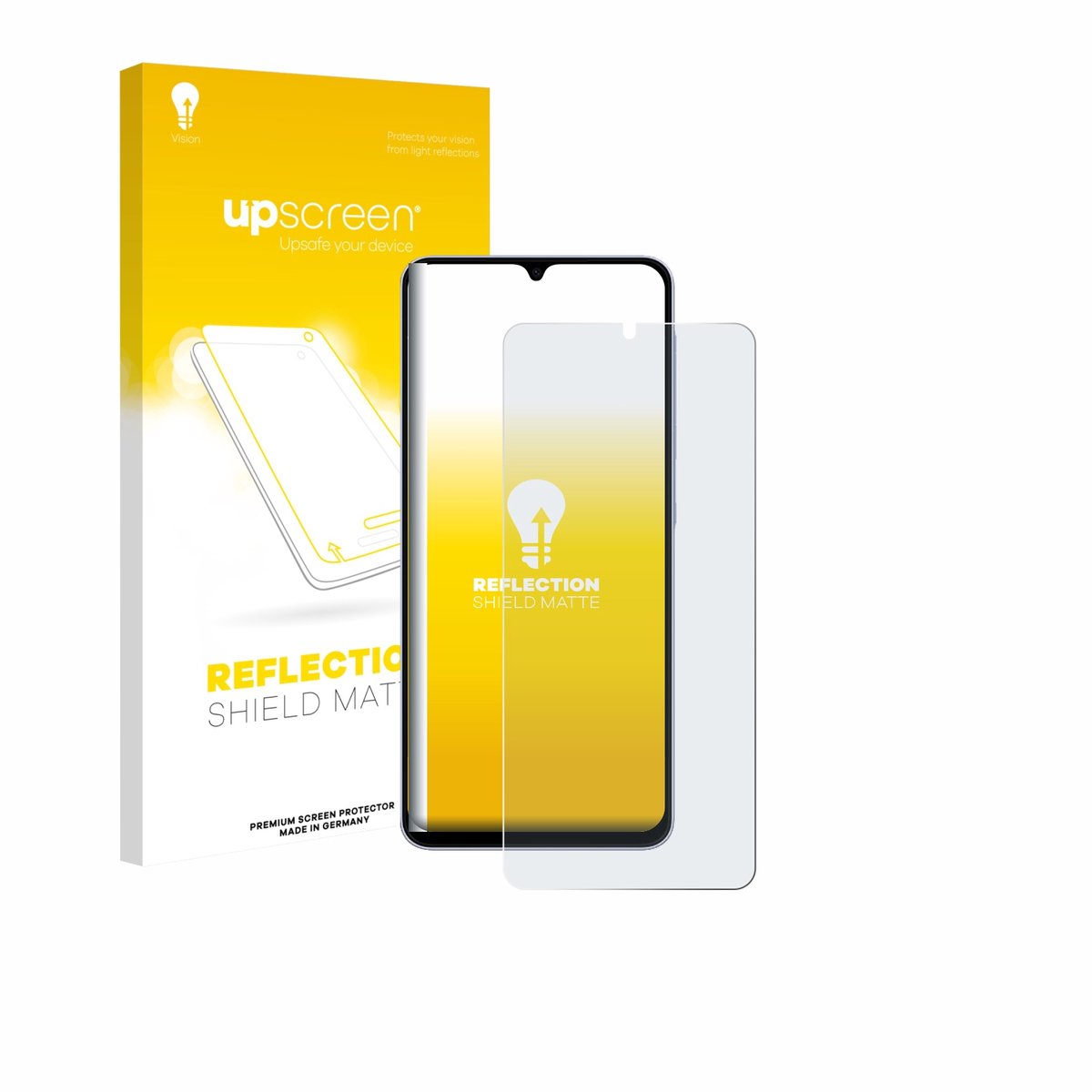 upscreen - Screenprotector voor Samsung Galaxy A07 - Folie Beschermfolie anti glare matte