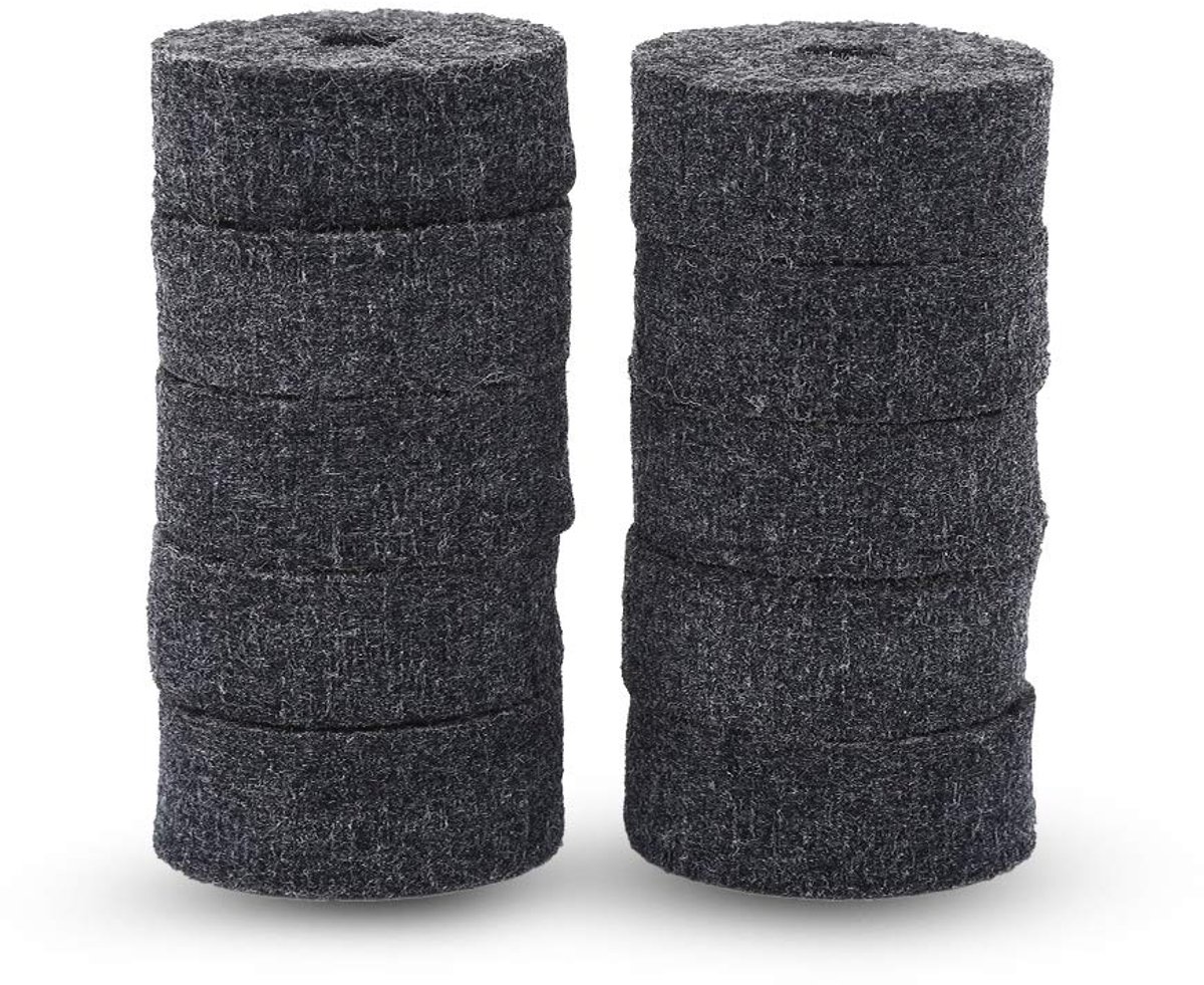 Jazz Drum Cymbal Pads - Extra Dikke Viltmaterialen - Set van 10