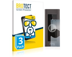Screenprotector 3 Stuks voor Ring Video Doorbell Pro Beschermglas transparant