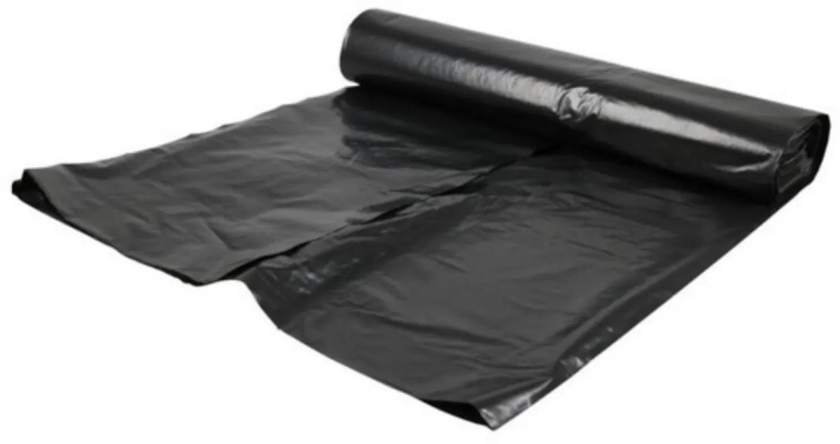 Afvalzak Zwart 63x 70cm T15 (20x 50 stuks)