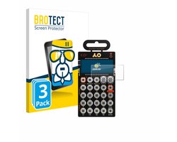 BROTECT - Film de protection écran pour Teenage Engineering PO-33 KO! - Film de protection en aluminium pour verre de protection transparent (3 pièces)