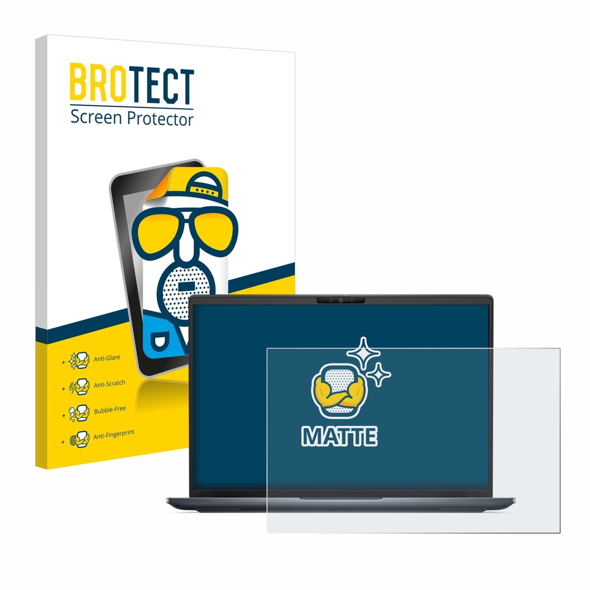 BROTECT - Screenprotector voor Dell Latitude 7450 Laptop - Folie Beschermfolie matte