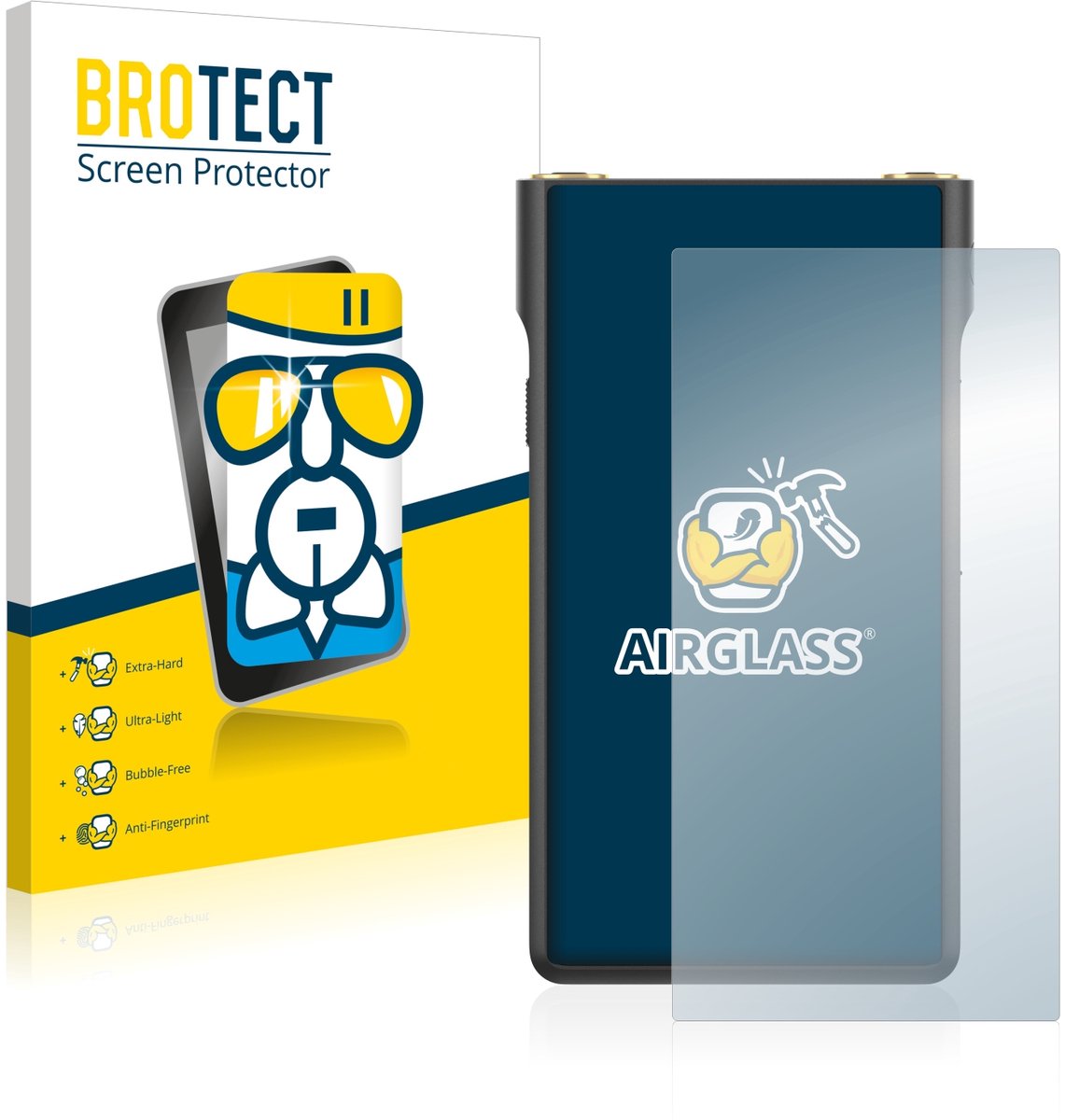 Screenprotector voor Sony Walkman NW-WM1AM2 Beschermglas transparant