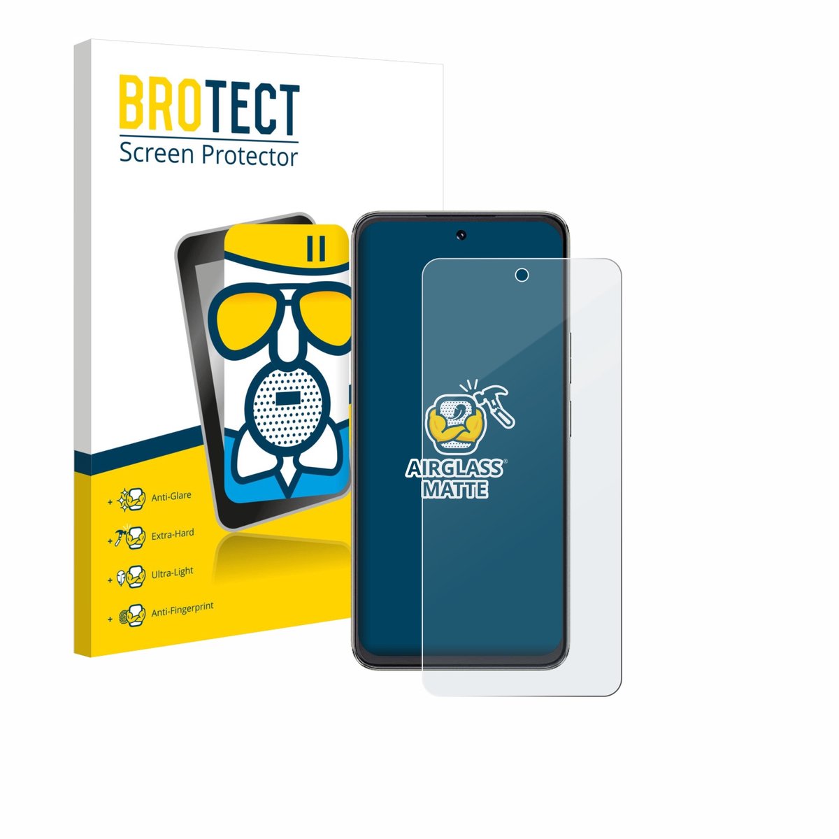 BROTECT - Screenprotector voor Cubot Note 60 - Folie Beschermfolie Beschermglas matte