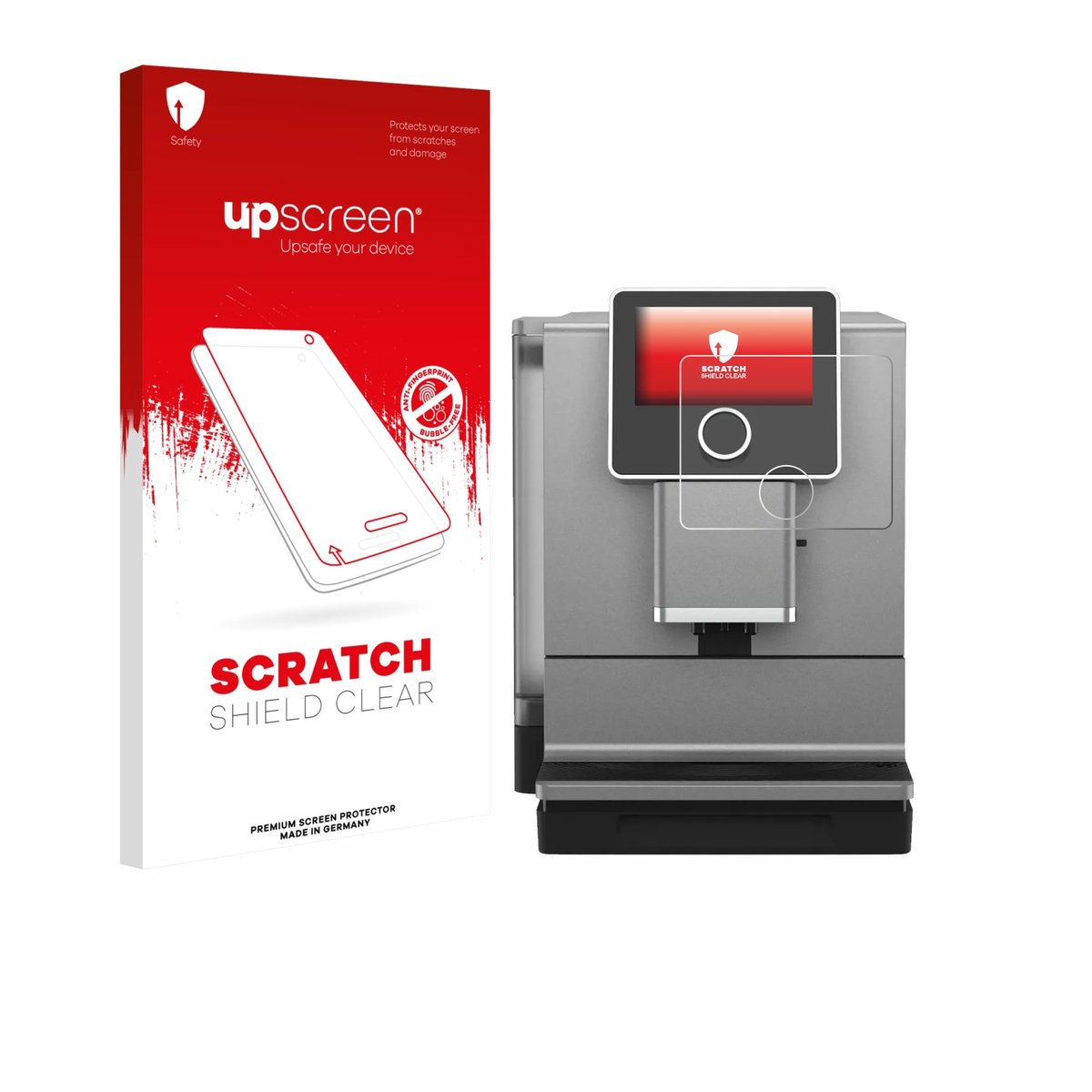 upscreen - Screenprotector voor Nivona NICR 970 - Folie Beschermfolie transparant