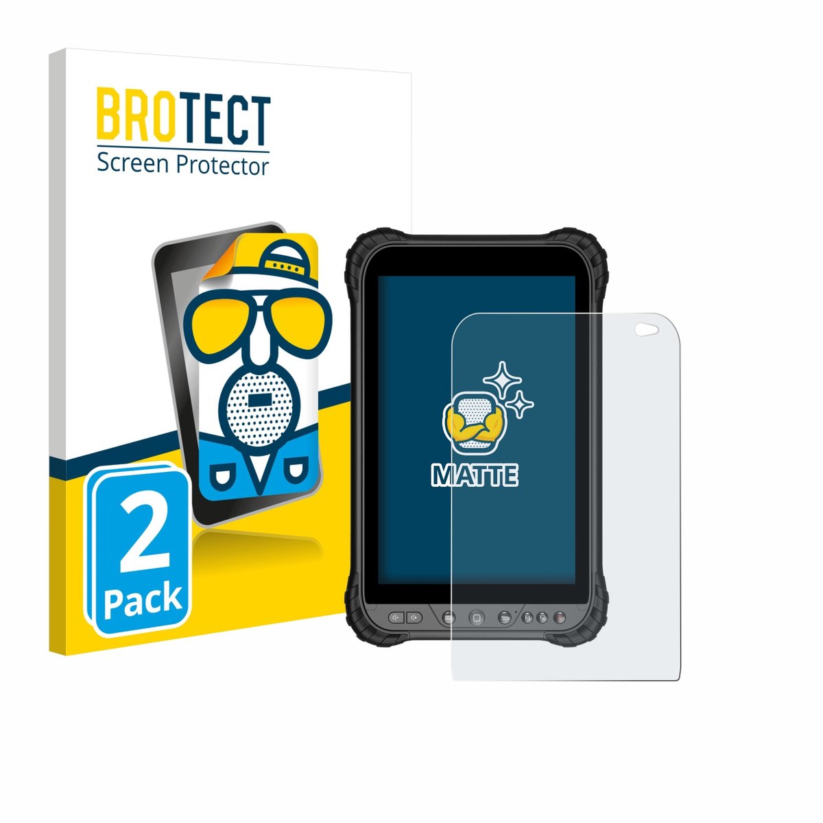 BROTECT - Screenprotector voor Zoomsmart A8004 Series - Folie Beschermfolie matte 2 Stuks