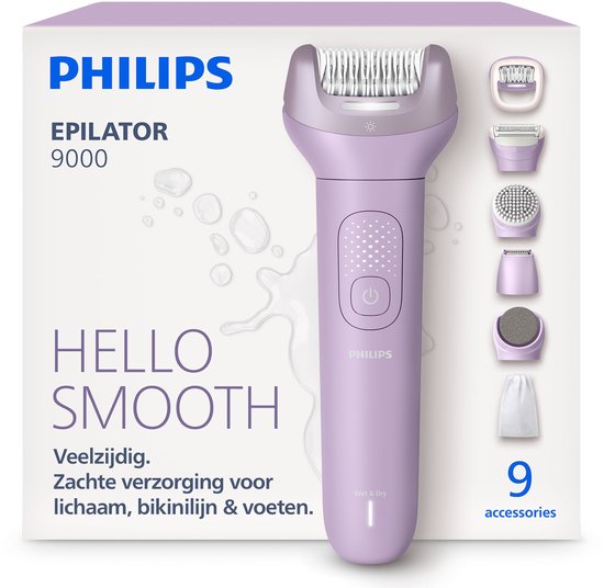 Philips Epilator Series 9000 Wireless System