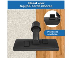 Stofzuigermond universeel - Zuigmond - Parketborstel - Stofzuigerborstel universeel - Geschikt voor Miele, Philips, AEG, Electrolux, Nilfisk, Rowenta etc. - 30 tot 37mm - Premium kwaliteit