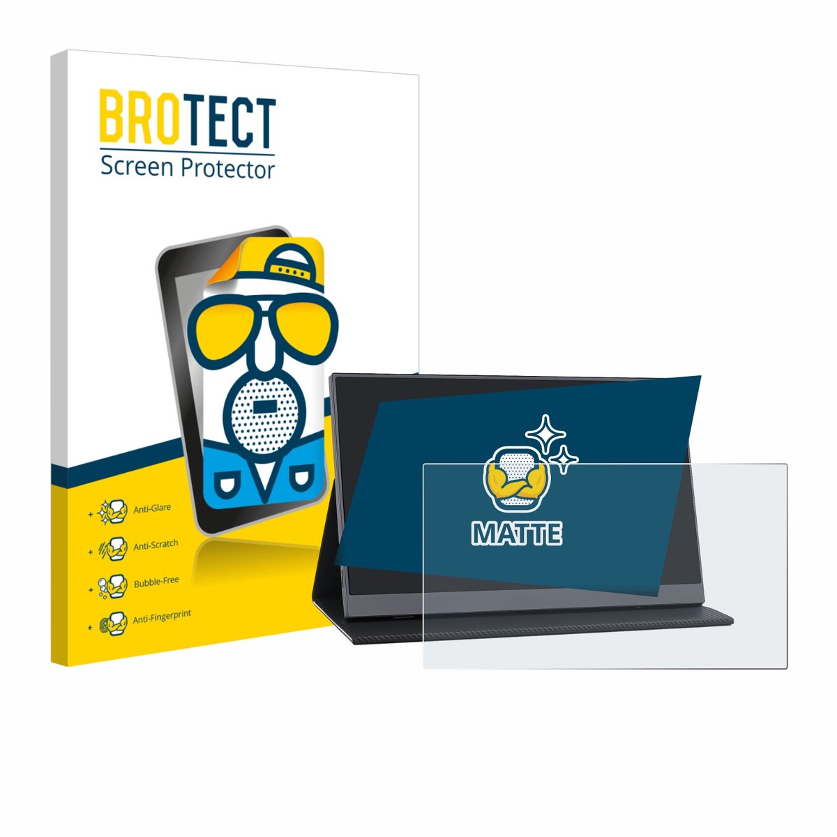 BROTECT - Screenprotector voor COOLHOOD 15.6 - Folie Beschermfolie matte