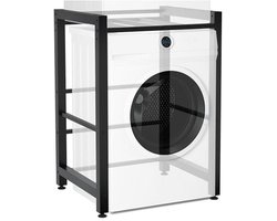 Universele Wasmachine Verhoger en Sokkel - Geschikt voor 2 Apparaten - Zwart