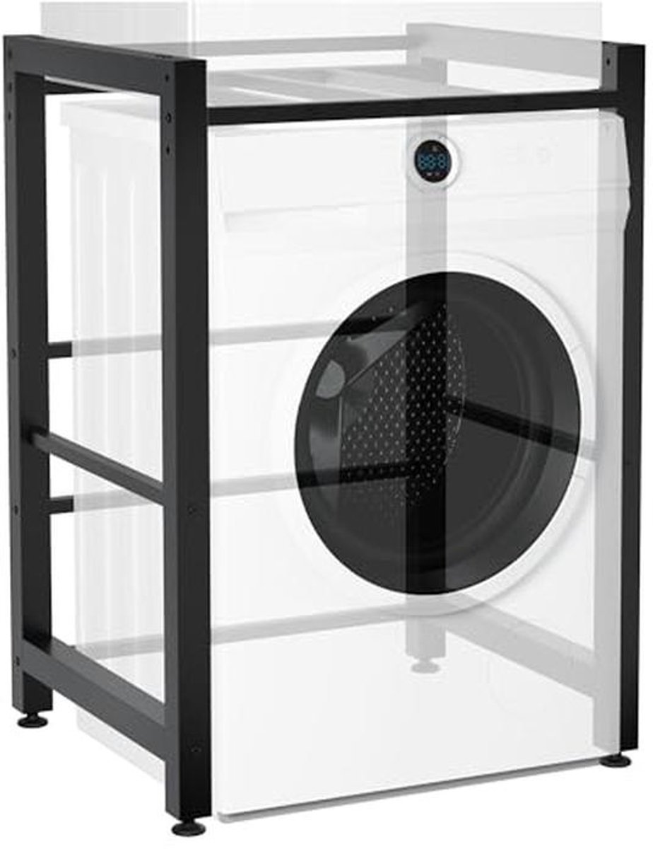 Universele Wasmachine Verhoger en Sokkel - Geschikt voor 2 Apparaten - Zwart