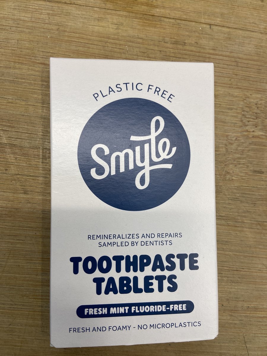 Smyle Tandpasta Tablet Zonder Fluoride Navulling 65 tabletten