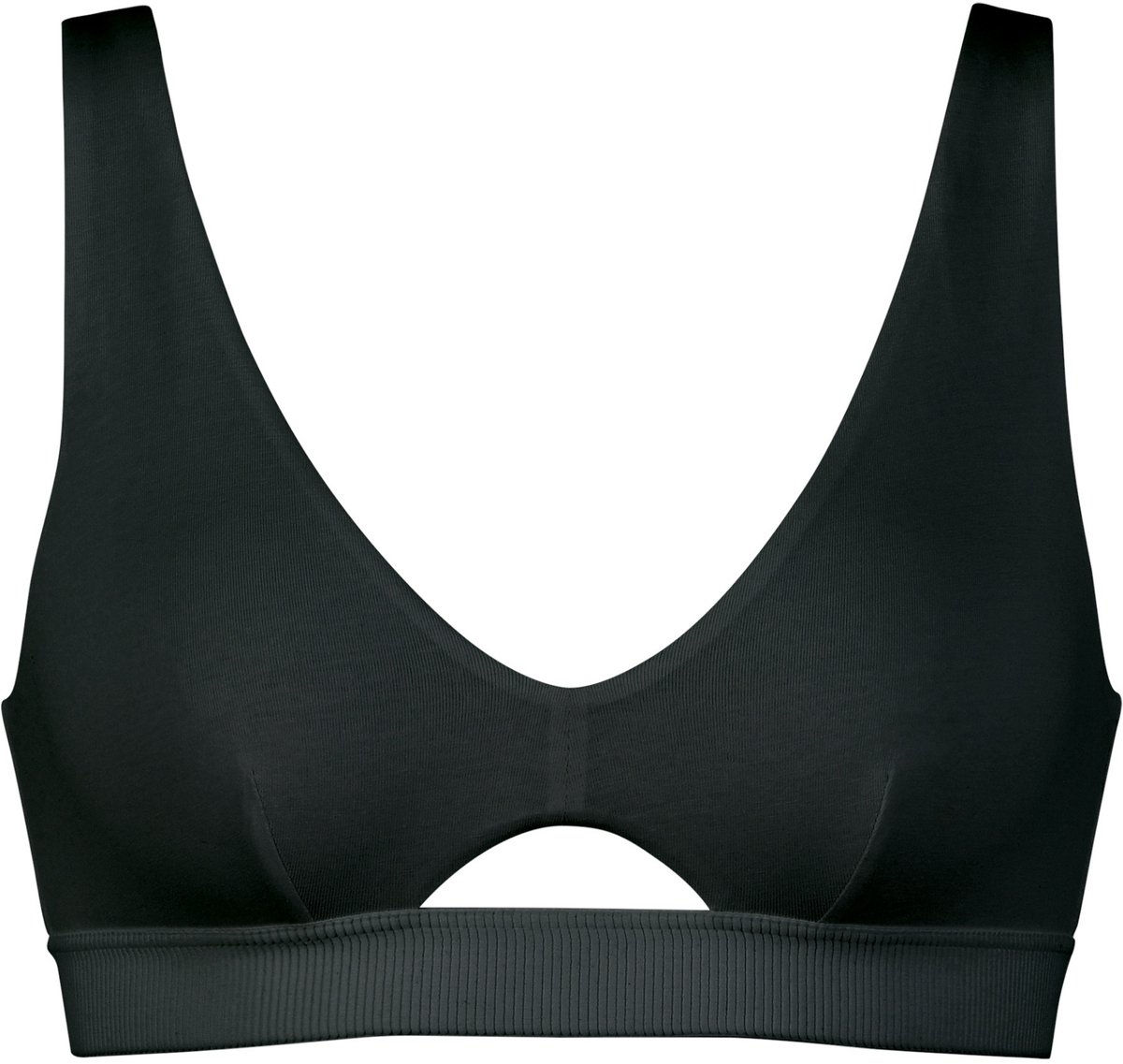 Naturana Katoenen soft bh - 5735 - Zwart