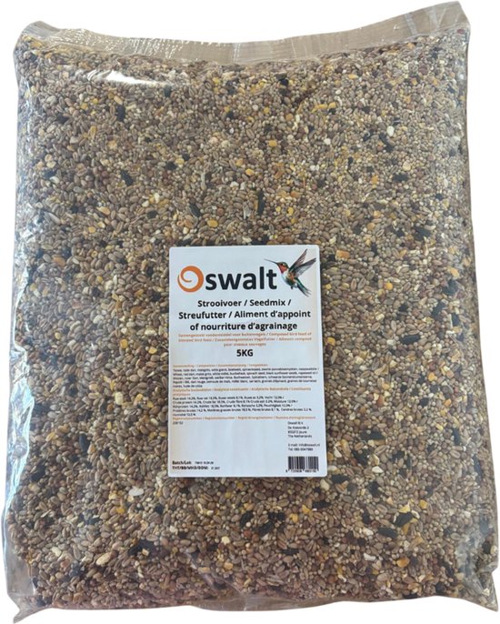 Oswalt Strooivoer - Vogelvoer - Buitenvogels - 5KG Strooivoer