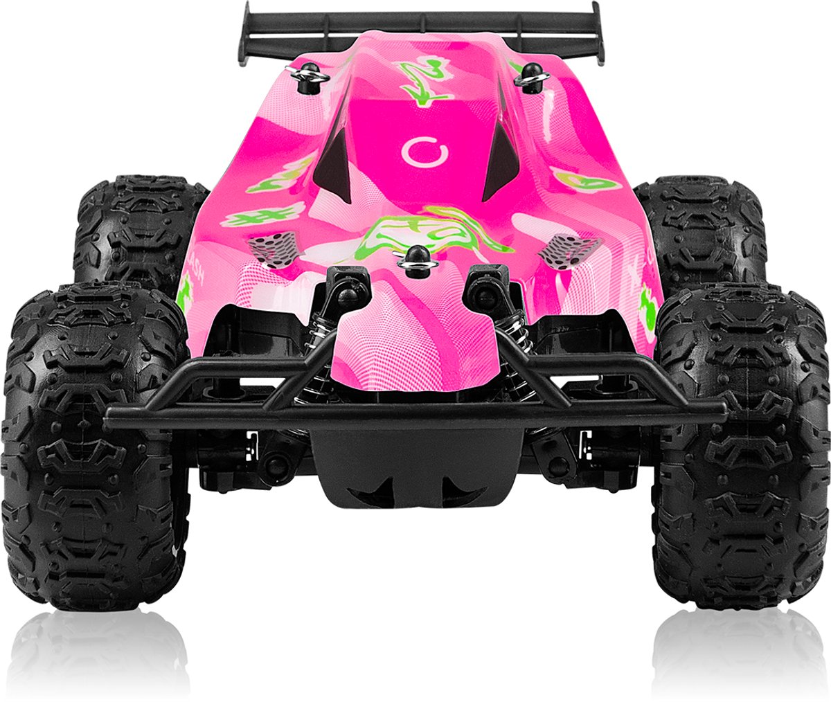 Overmax X-Clash Bestuurbare Auto - 20 km/h - 2 accu’s - Bereik 100m - 2 carrosserie’s - Offroad RC Auto - Buiten & Binnen - Meisjes en Jongens - Afstandsbestuurbare Auto voor Kinderen & Volwassenen — afbeelding 15