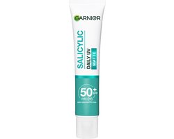 Garnier PureActive Salicylic Anti-Perfecties Daily UV Fluid SPF 50+ - Lichtgewicht & Matteert - Vermindert zichtbaarheid van imperfecties - 40ml