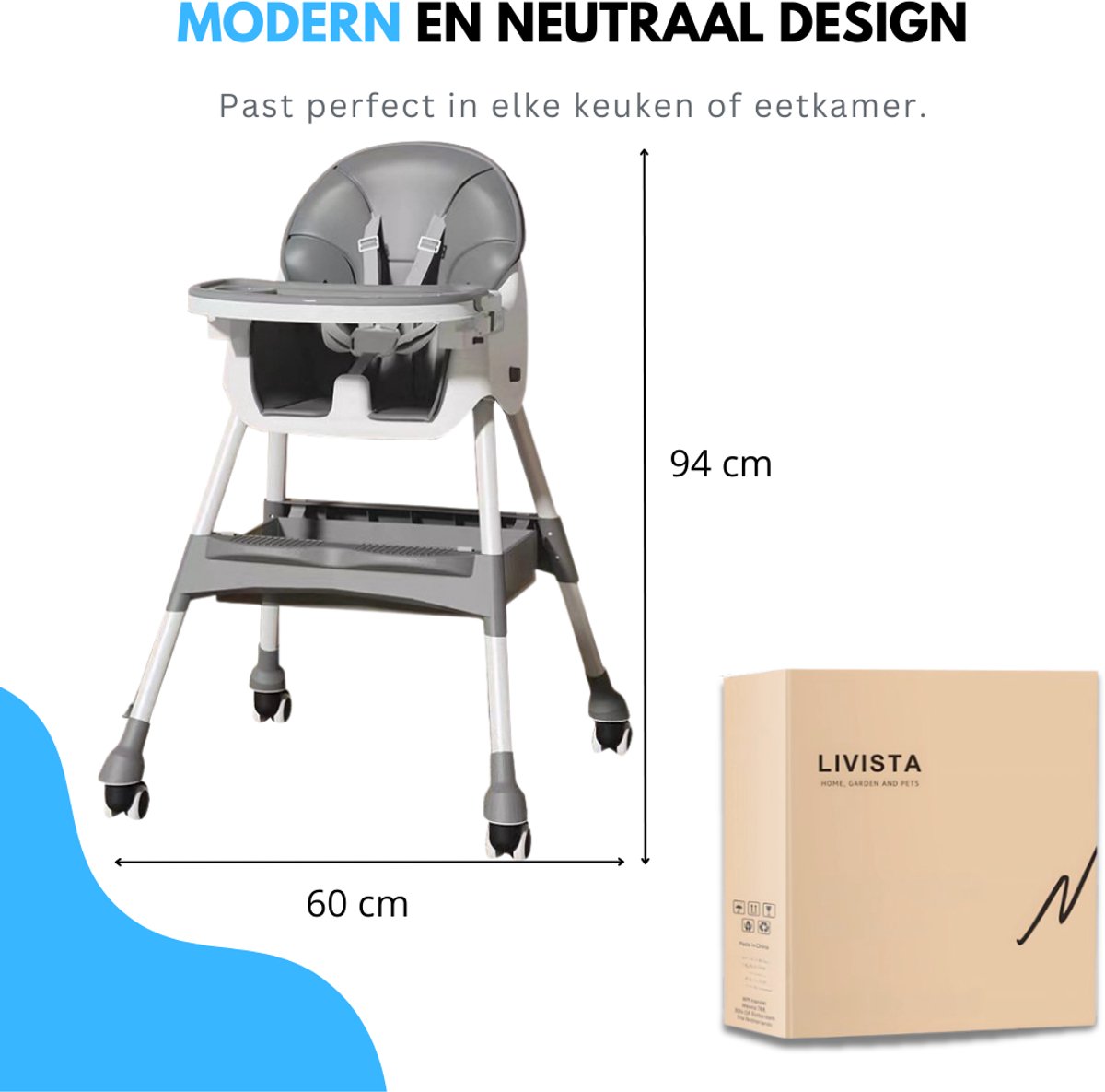 Livista Kinderstoel 3-in-1 Inklapbaar thumbnail 6