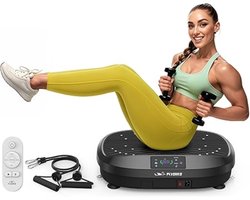 FLYBIRD Trilplaat Fitness - Vibration Plate - 120 Snelheidsniveaus - Trilplaat Voor Benen Bloedsomloop - 150 kg gewichtscapaciteit - Full-Body Workout Vibratieplaat