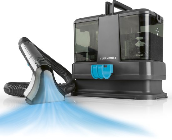 CLEANmaxx Bekleding- & Tapijtreiniger Compact | 3-in-1 waszuiger met dubbele tanksysteem & Easy-Fill | Ook te gebruiken als stoomreiniger, nat- en droogzuiger en vlekkenreiniger