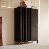 Meubella - Dressoir Paz - Donker eiken - 92 cm