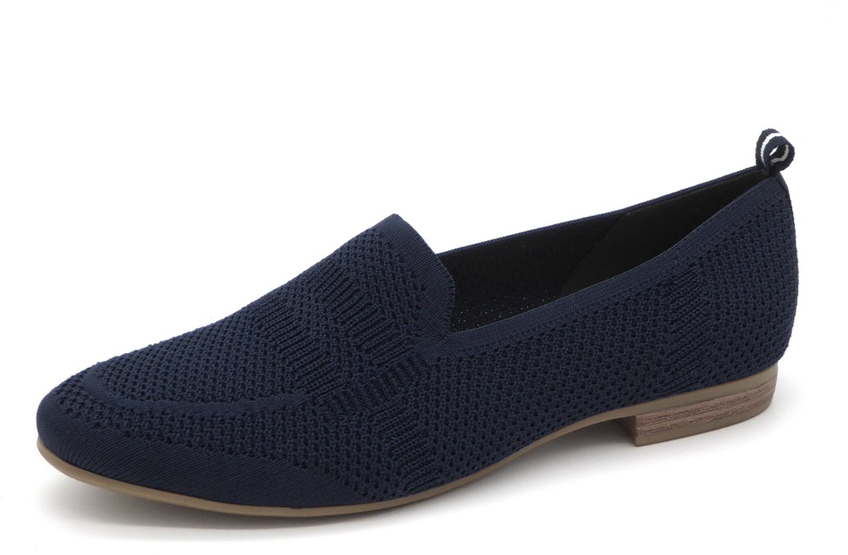 Jana Dames Instapper - 24266-80E Blauw - Wijdte H - Maat 38