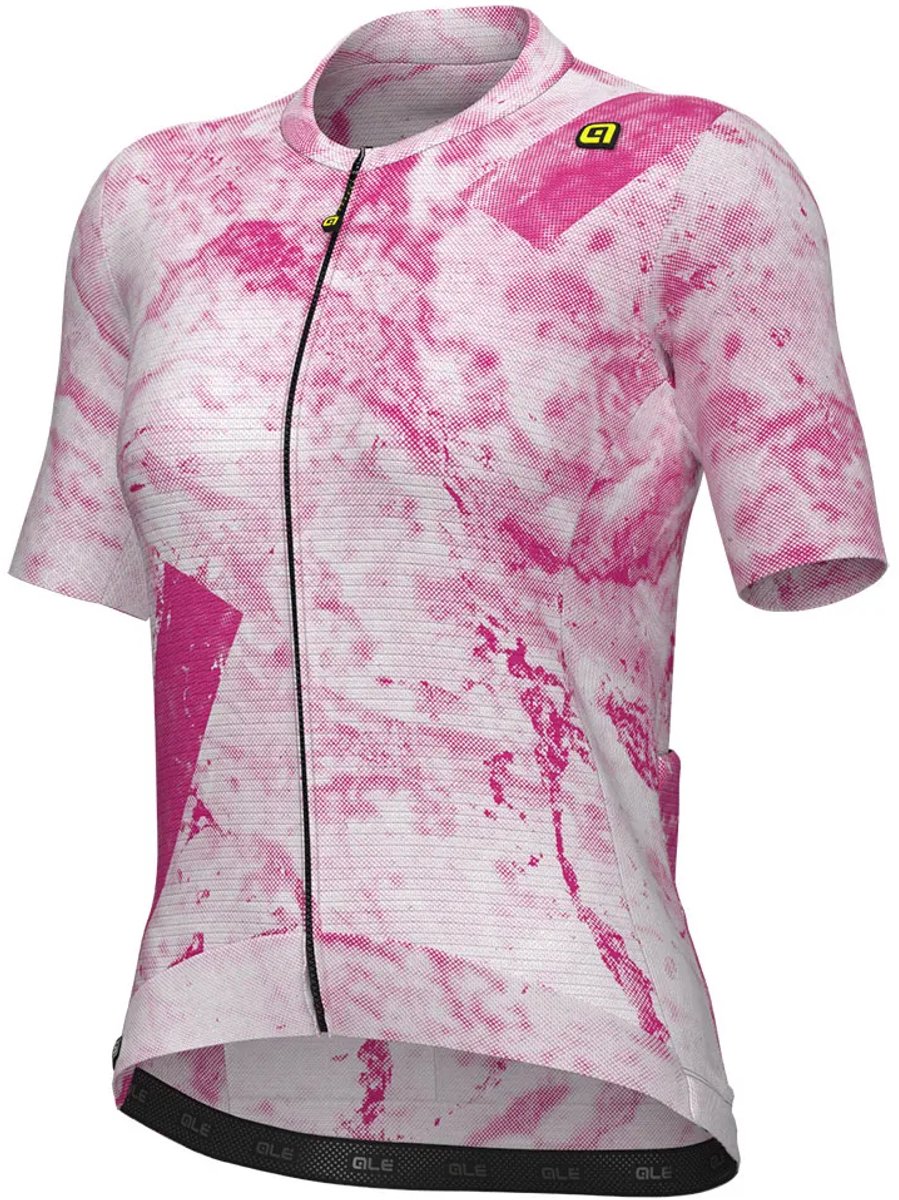 Ale Pr-e Marble Korte Mouw Wielertrui Roze M Vrouw