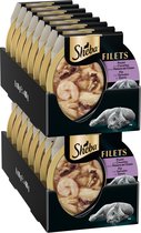Sheba Kattenvoer - Filets - Garnaal & Oceaanvis & Kip in saus - 16x60g