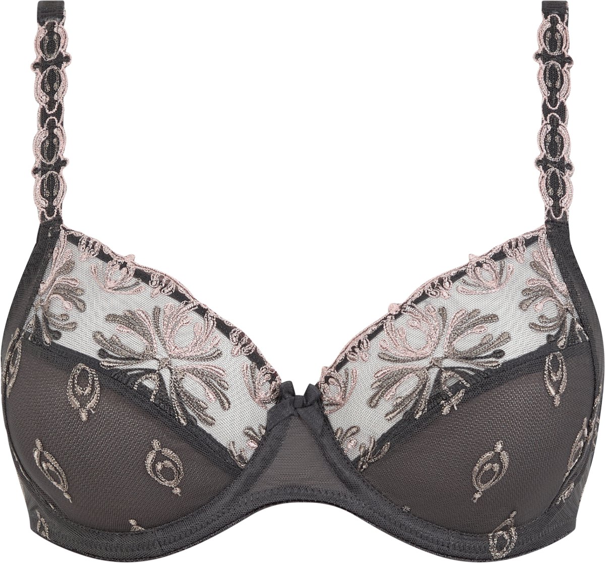 Chantelle Champs Elysée Beugel BH Blushed Ash - Grijs/Roze
