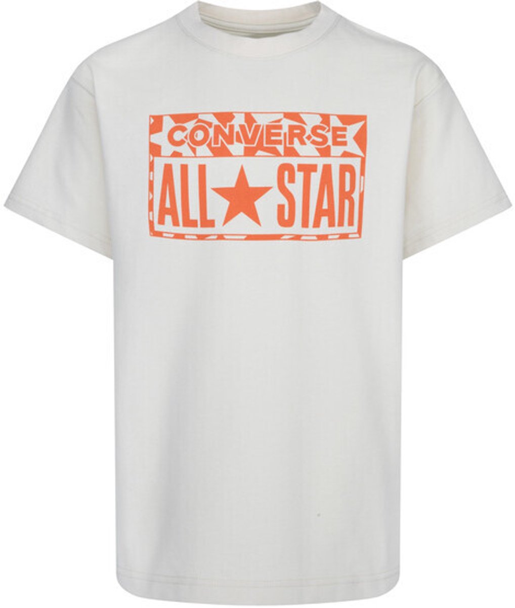 Kinder-T-shirt Converse Loose Fit Natuurlijk Ivoor