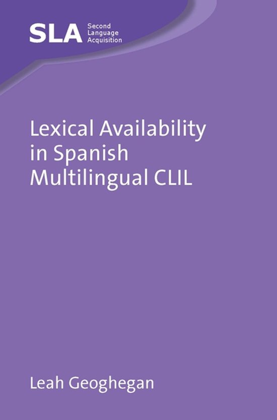 Second Language Acquisition- Lexical Availability in Spanish ... - cover