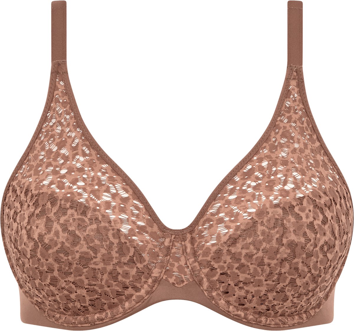 Chantelle Beugel Bh - Norah - Volledig kant - 75D - Beige Wild Brown