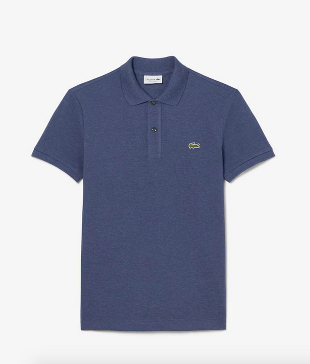 LACOSTE SLIM FIT POLO Blue chine-4