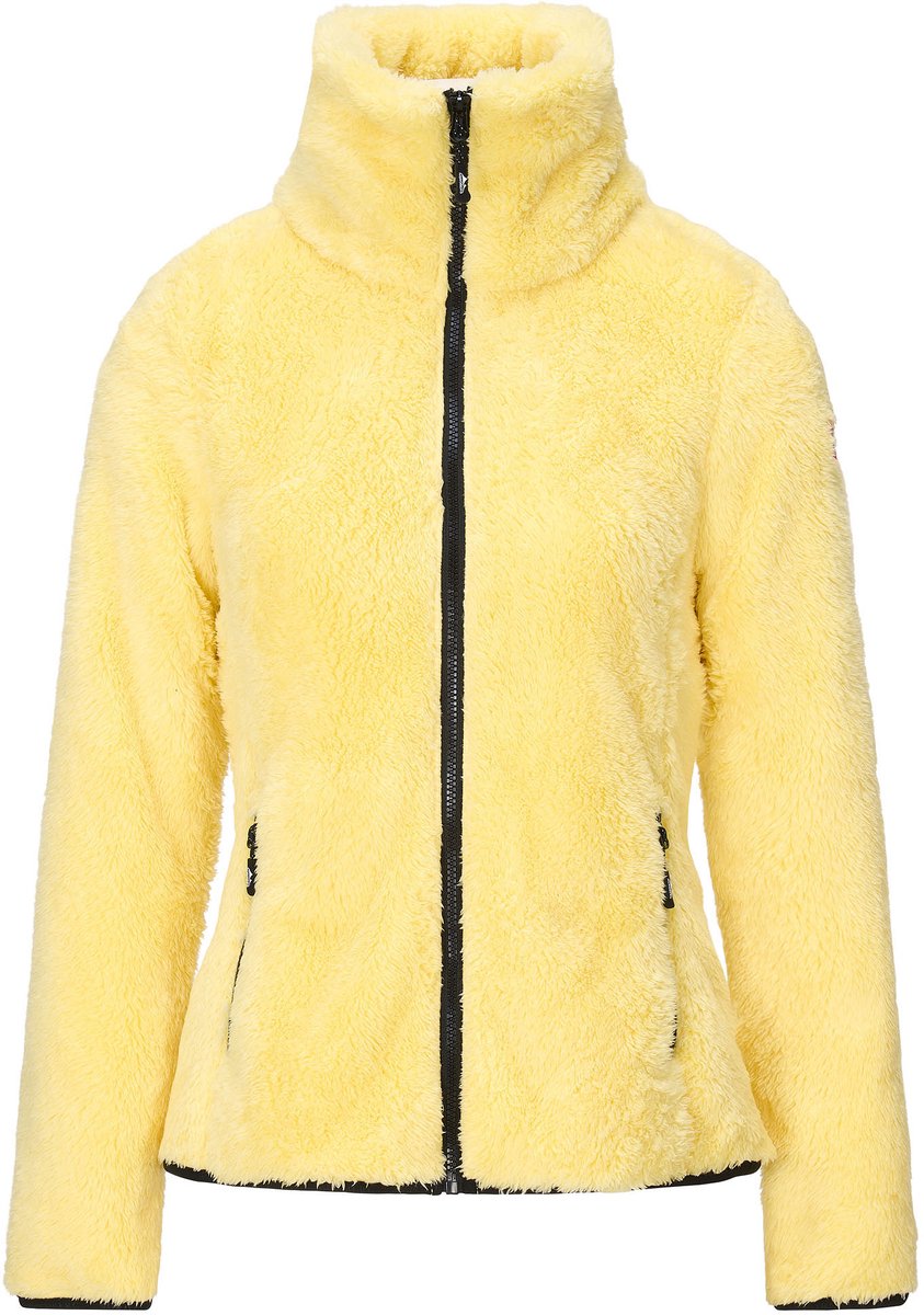 Nordberg Vest Evy fleece zacht Geel