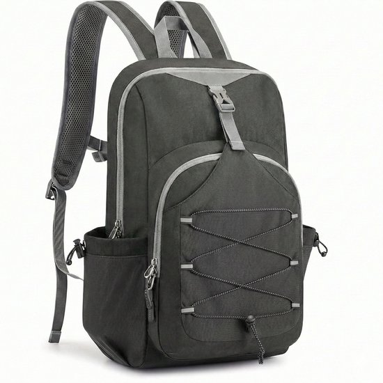 Somstyle Padeltas - 25 Liter - Tennistas - 3 Vakken - Rugzak voor Padel Racket - Pickleball Tas - Zwart