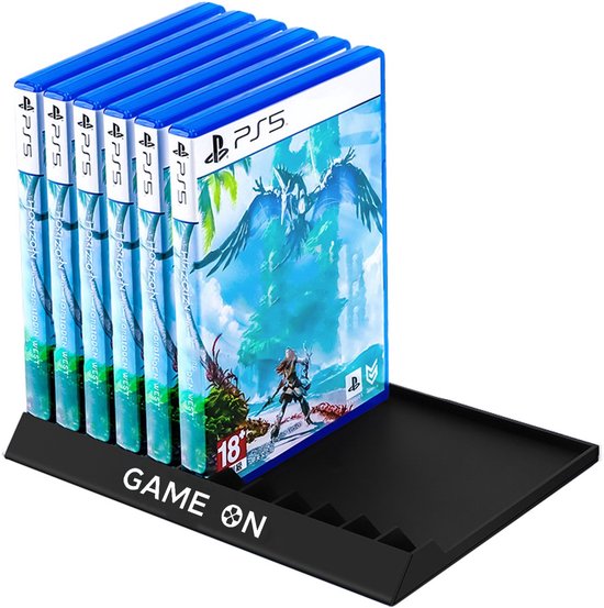 Xainy – Card case houder geschikt voor 12 Playstation 3, 4 & 5 game boxes | PS5-games accessoires | Blu ray spellen decoratief games stand rek | Opberg decoratie box / opbergbox voor PS5 PS4 & PS3 consoles