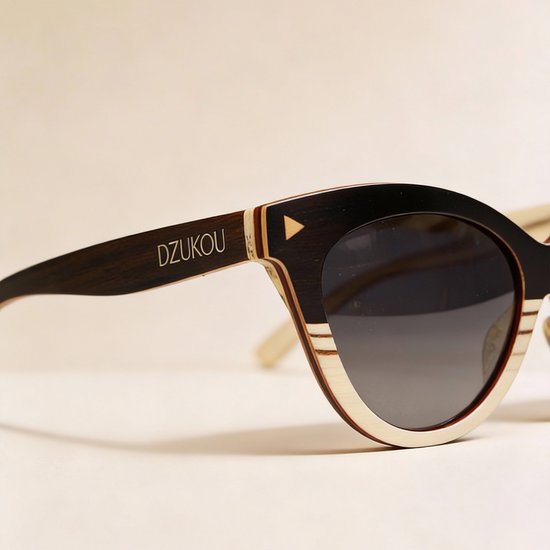 Dzukou French Seduction - Zonnebril - Cat Eye - Dames - Hout van Dzukou — afbeelding 3