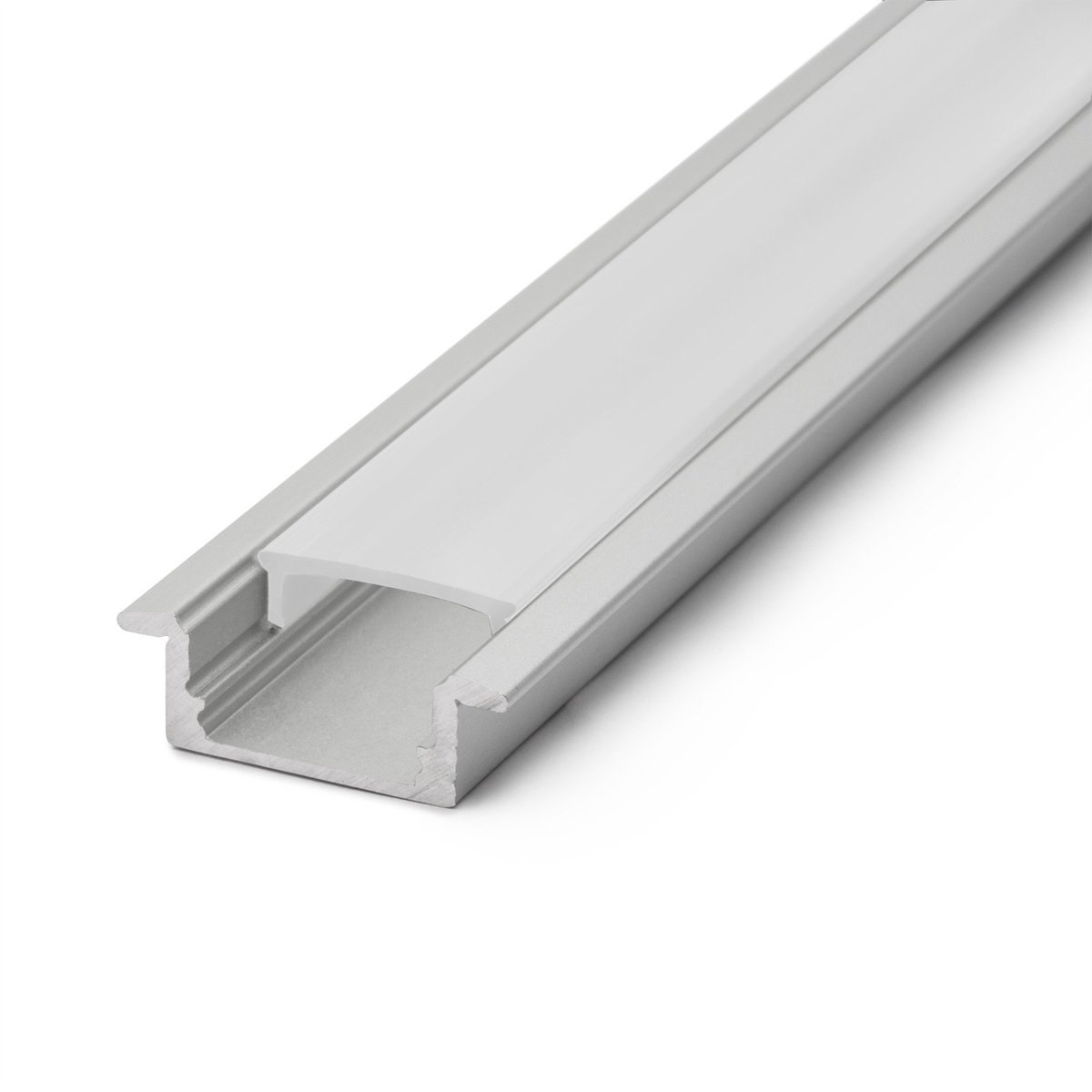 Opale Afdekking voor LED Aluminium Profiel - 1m - Polycarbonaat - Compatibel met 41011A1 - Bescherming & Luxe Afwerking voor LED Strips [41011M1]