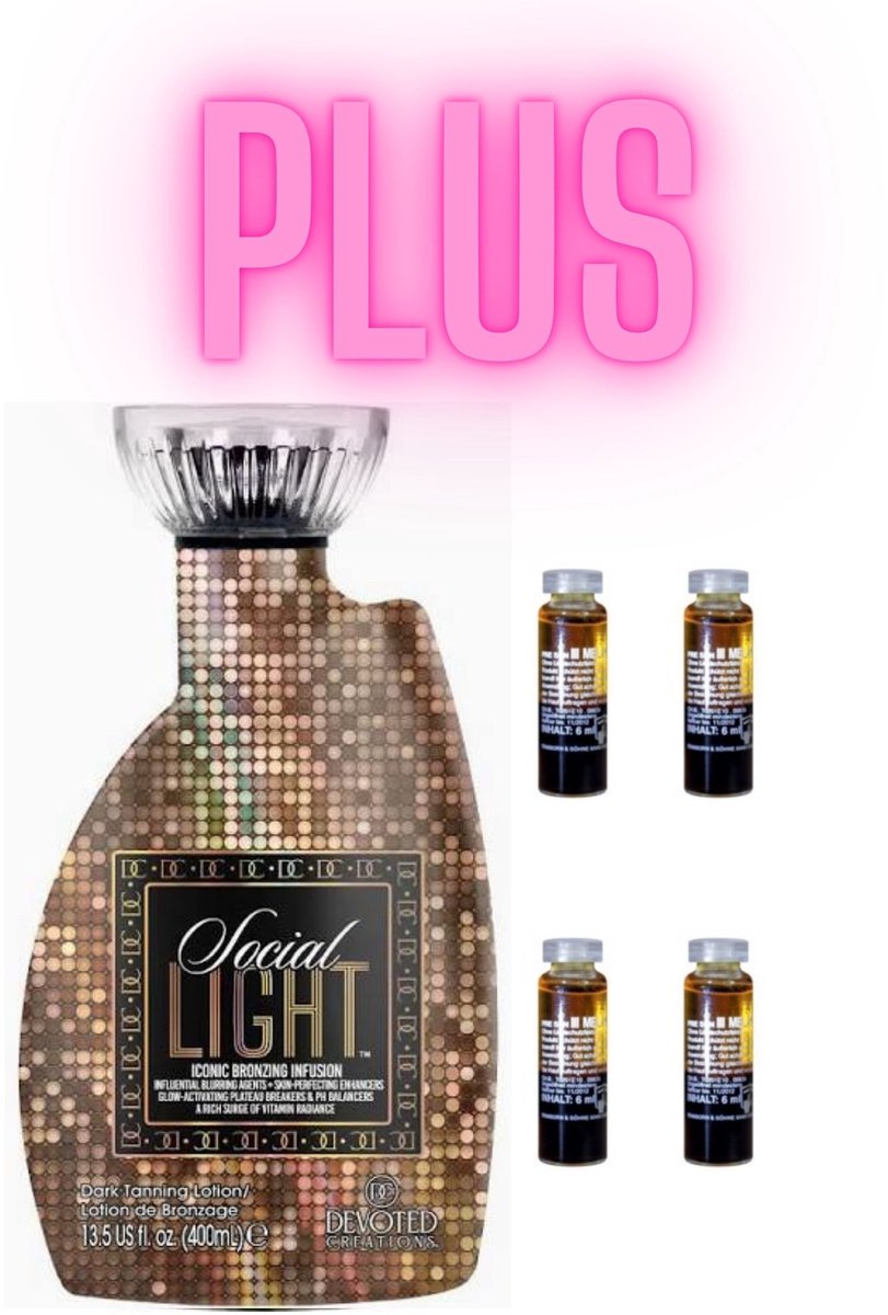 Devoted Creations Social Light 400 ml PLUS 4X Daytona Premium Power 6 ml !