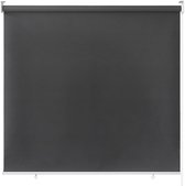 Verduisterend Rolgordijn 180x140cm Buiten Zonder Boren Met Reflecterende Thermofunctie UV-Beschermend Springrolluik Voor Raam Deur Tuin Antraciet NAIZY