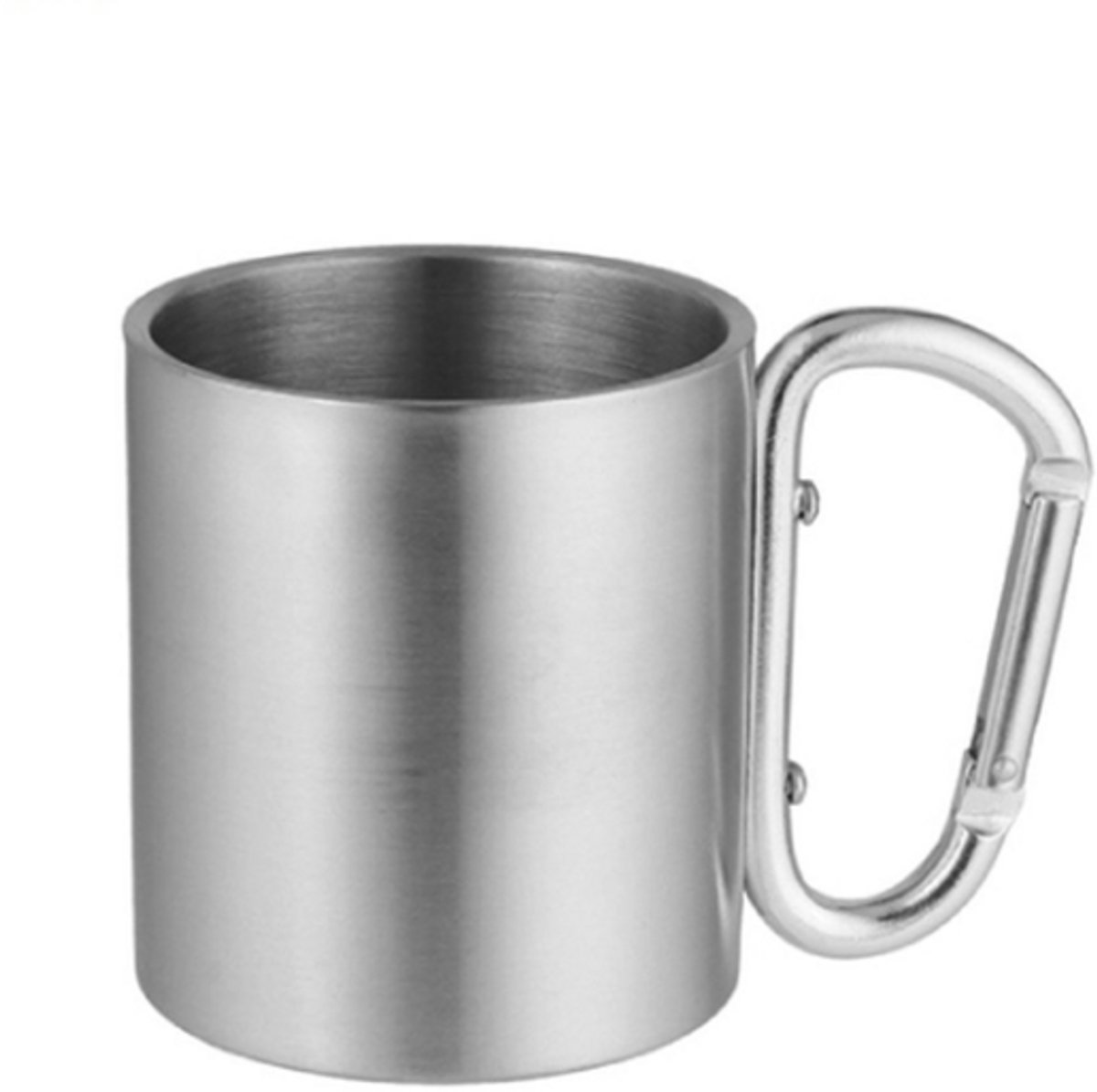 ATTREZZO® Mok - Met Karabijnhaak - Ideaal voor Kamperen Hiking Wandelen Survival Picknick Jagen Vissen