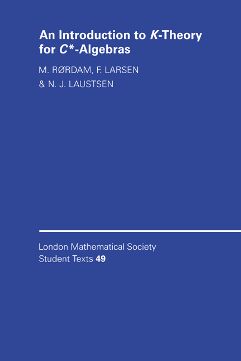 Omslag van Introduction To K-Theory For C*-Algebras